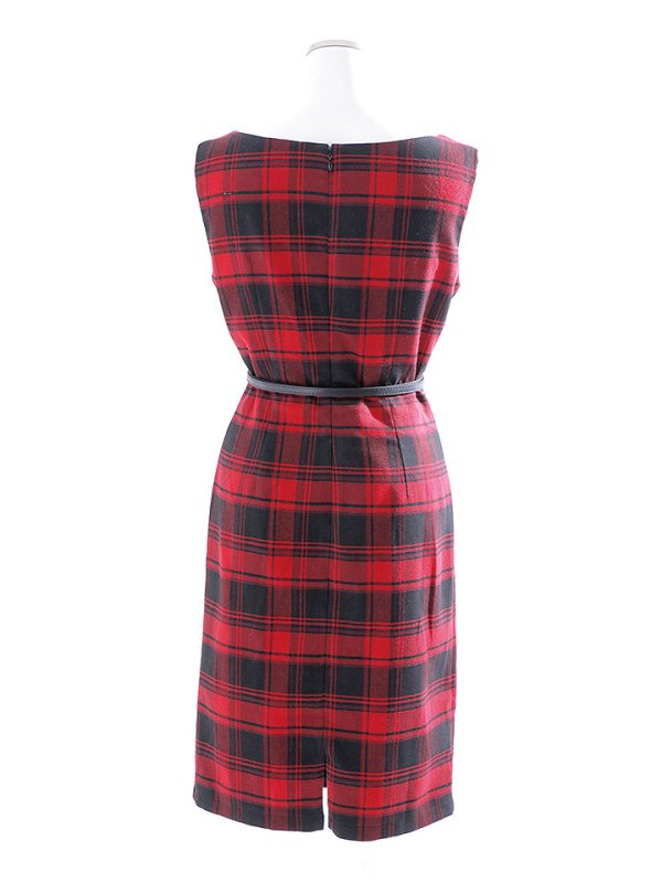 画像11: SALE!ギンガムチェックドレス/ノースリーブ/胸元隠し/背中隠し/ミニドレス/キャバドレス/ワンピース【S-Lサイズ/1カラー】[OF01] 【SB】