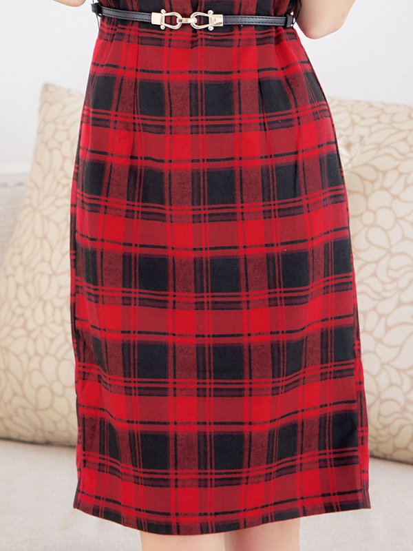 画像5: SALE!ギンガムチェックドレス/ノースリーブ/胸元隠し/背中隠し/ミニドレス/キャバドレス/ワンピース【S-Lサイズ/1カラー】[OF01] 【SB】