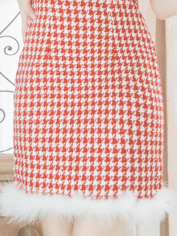 画像17: SALE!【サンタコス 4点セット】【XS-XLサイズ/2カラー】チェーンジップタイトドレスサンタコスプレ[YMT]