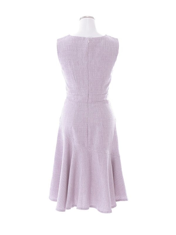 画像17: 【sifeel/シフィール】アシンメトリーフレアーワンピース/ジップアップ/ノースリーブ/背中隠し/パッド無し/ミディアムドレス/キャバドレス 【S-Lサイズ/2カラー】[OF01] 【SB】dzw