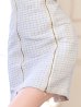 画像7: SALE!ジッパー付きツイードワンピースドレス/パッド無し/ノースリーブ/タイト/谷間隠し/背中隠し/ミニドレス/キャバドレス 【S-Lサイズ/3カラー】[OF04-X]【SB】dzw