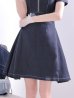 画像12: SALE!デニムフレアワンピース/ワンカラー/ジップアップ/ショートスリーブ/谷間隠し/背中隠し/ワンピース/キャバドレス/ パッド無し【S-Lサイズ/1カラー】[OF04-U]【SB】dzw