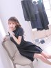 画像5: SALE!デニムフレアワンピース/ワンカラー/ジップアップ/ショートスリーブ/谷間隠し/背中隠し/ワンピース/キャバドレス/ パッド無し【S-Lサイズ/1カラー】[OF04-U]【SB】dzw