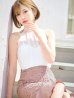 画像10: SALE!【sifeel/シフィール】刺繍レースマーメイドスカートドレス/ハイネック/シフォンレース/ノースリーブ/胸元隠し/ミディアムドレス/キャバドレス 【S-Mサイズ/1カラー】[OF04] 【SB】dzy