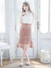 画像2: SALE!【sifeel/シフィール】刺繍レースマーメイドスカートドレス/ハイネック/シフォンレース/ノースリーブ/胸元隠し/ミディアムドレス/キャバドレス 【S-Mサイズ/1カラー】[OF04] 【SB】dzy (2)