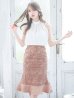 画像3: SALE!【sifeel/シフィール】刺繍レースマーメイドスカートドレス/ハイネック/シフォンレース/ノースリーブ/胸元隠し/ミディアムドレス/キャバドレス 【S-Mサイズ/1カラー】[OF04] 【SB】dzy