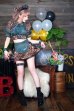 画像2: 【即日発送】レオパードメイド【マリームーン】【ハロウィンコスプレ9点セット】【フリーサイズ/1カラー】[YMT] (2)