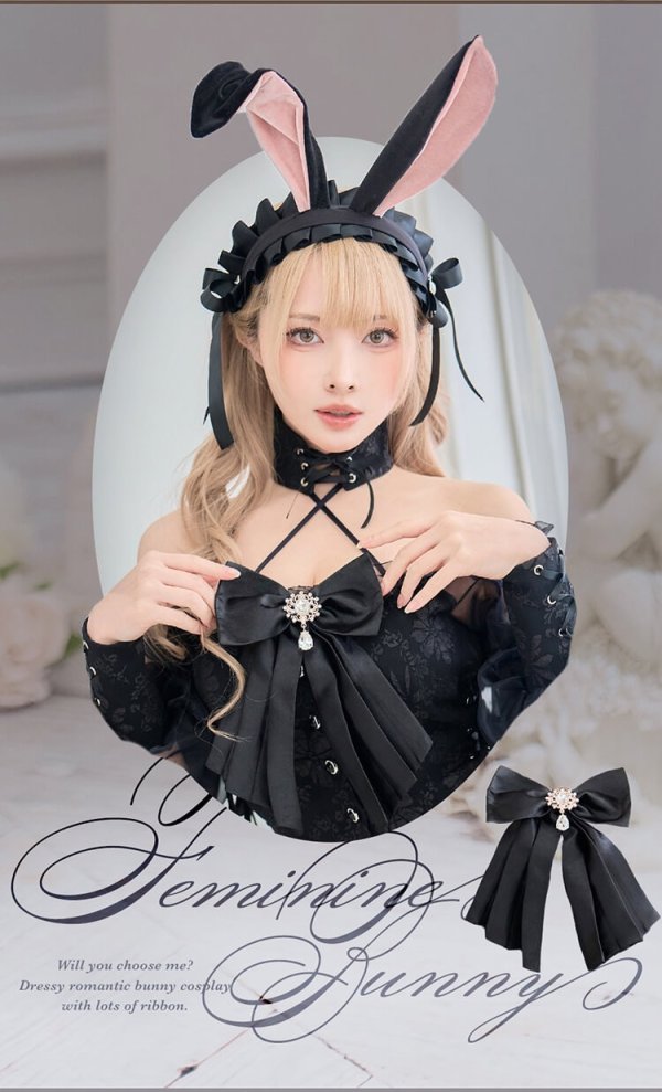 ブラック　モデル身長：161cm　着用サイズ：Fサイズ