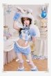 ブルー モデル：身長：162cm　着用サイズ：Fサイズ