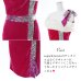 画像8: 【即日発送】【アウトレット】[即日発送]【X'mas】グリッターグラデーションリボンサンタコスプレ[OF03]