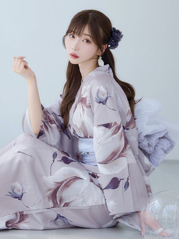 画像10: 【即日発送】【浴衣セール！】ロマンティックピオニー浴衣  【浴衣３点セット 浴衣/帯/下駄】[YMT]