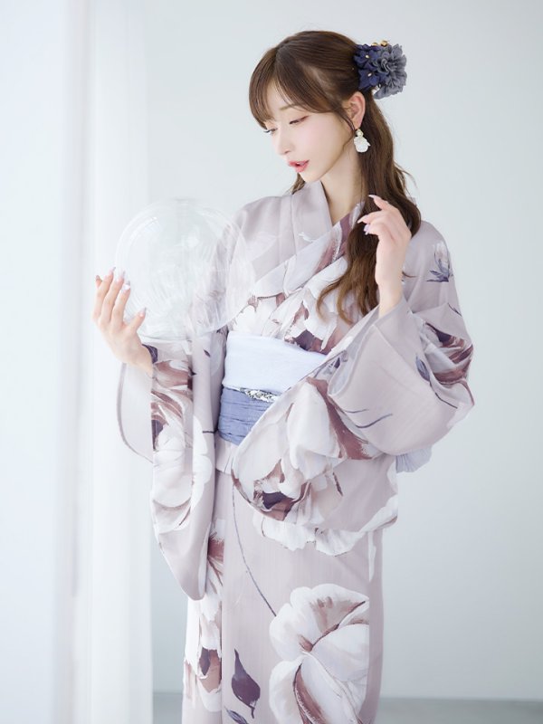 画像6: 【即日発送】【浴衣セール！】ロマンティックピオニー浴衣  【浴衣３点セット 浴衣/帯/下駄】[YMT]