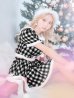 画像19: 【即日発送！】【サンタコス 5点セット】【XS-Lサイズ/2カラー】ギンガムチェック セットアップフレアサンタコスプレ[YMT]