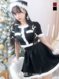 【即日発送！】【サンタコス 5点セット】【XS-Lサイズ/2カラー】ラメツイードセットアップサンタ[YMT]