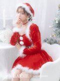 【即日発送！】【サンタコス 5点セット】【S-XLサイズ/1カラー】ジャケット付きフレアサンタ[YMT]