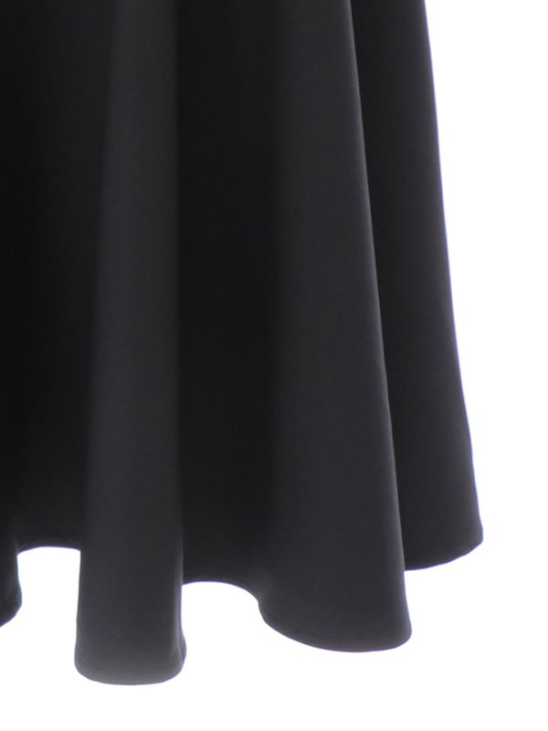 画像15: SALE!ギンガムチェックフレアーワンピース/ベルト/Aライン/ショートスリーブ/谷間隠し/背中隠し/ミディアムドレス/キャバドレス 【S-Mサイズ/2カラー】[HC02] 【SB】dzj