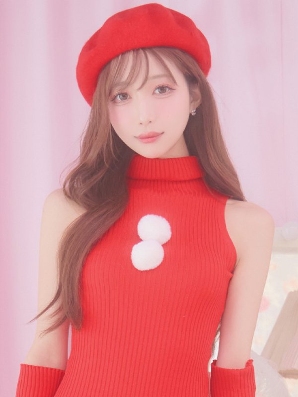 画像16: 【即日発送!】【サンタコス 4点セット】【S-Lサイズ/1カラー】ワンピースドレスサンタ[YMT]