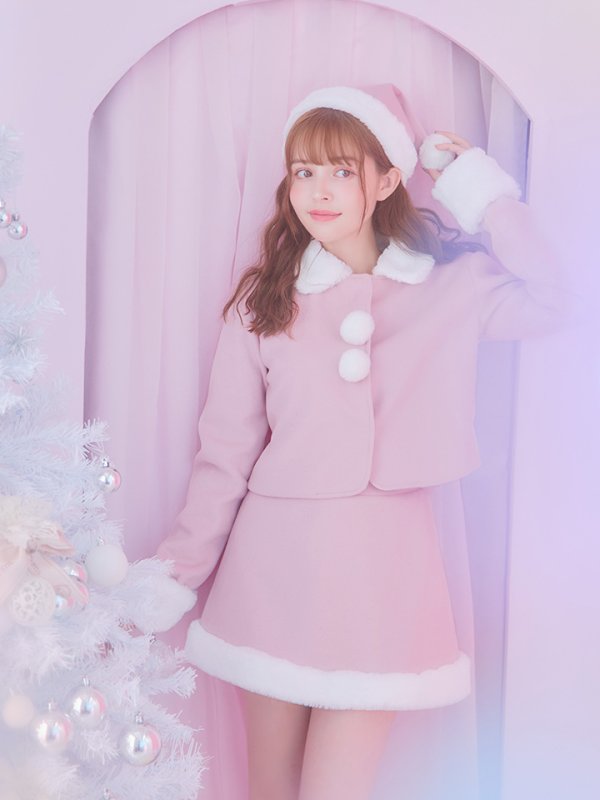 画像4: 【サンタセール！】【サンタコス 4点セット】【S-Mサイズ/2カラー】ジャケットセットアップサンタ[YMT]