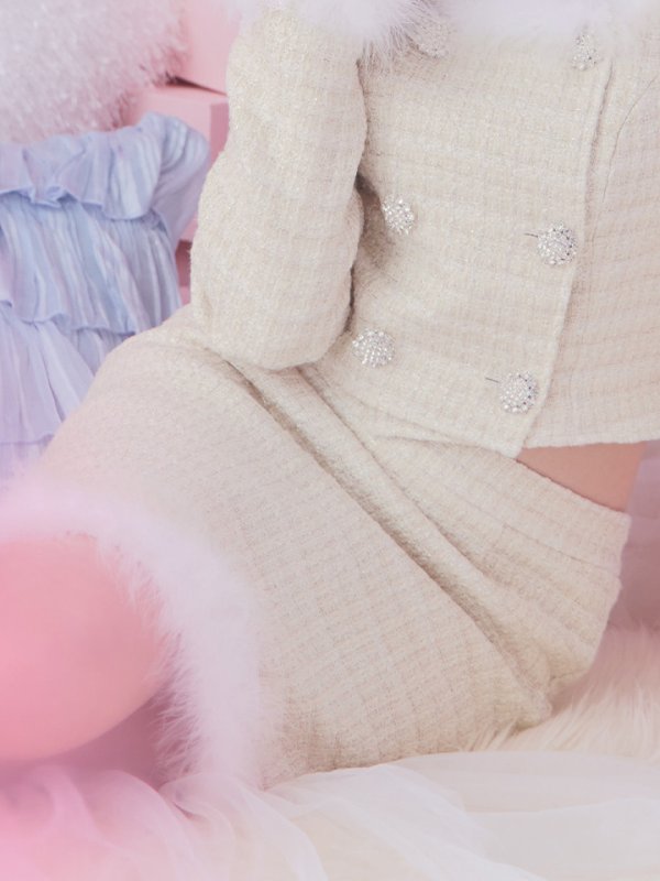 画像29: 【サンタセール！】【サンタコス 3点セット】【XS-Lサイズ/2カラー】ロングスリーブツイードサンタコスプレ[YMT]