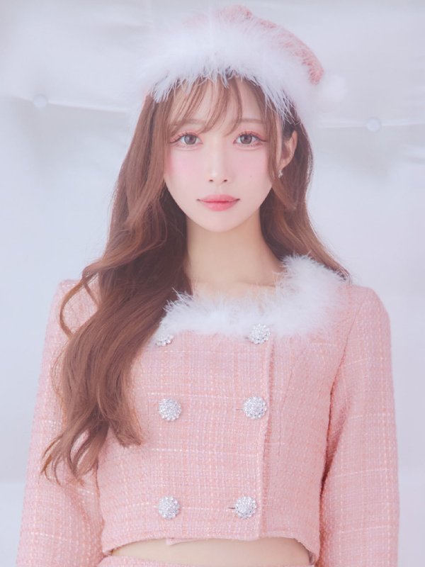 画像21: 【サンタセール！】【サンタコス 3点セット】【XS-Lサイズ/2カラー】ロングスリーブツイードサンタコスプレ[YMT]