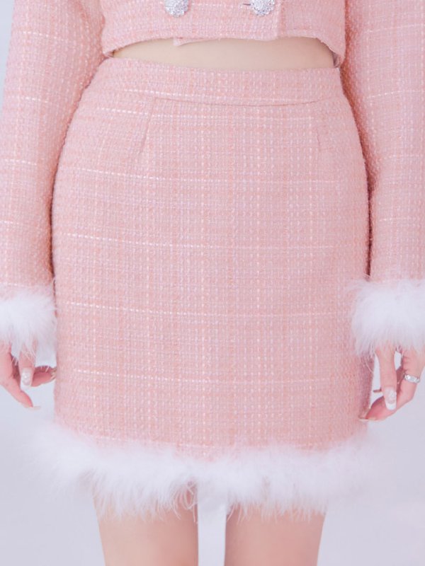 画像22: 【サンタセール！】【サンタコス 3点セット】【XS-Lサイズ/2カラー】ロングスリーブツイードサンタコスプレ[YMT]