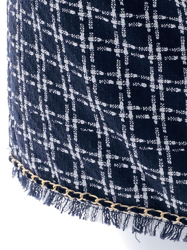 画像17: ツイードチェックドレス/ハーフジップ/チェーン/セットアップ/谷間見せ/背中隠し/ミニドレス/キャバドレス【XS-Mサイズ/1カラー】[HC02]【SB】dzw