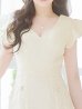 画像5: SALE!チェックツイードミニドレス/ボックスプリーツ/フリル袖/パールボタン/谷間見せ/背中見せ/ミニドレス/キャバドレス 【XS-Lサイズ/1カラー】[OF04] 【SB】dzw