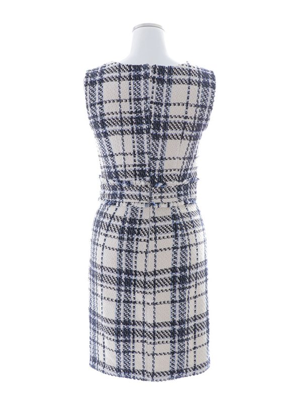 画像18: チェック柄タイトミニドレス/ノースリーブ/背中隠し/谷間隠し/ミニドレス/キャバドレス 【XS-Lサイズ/1カラー】[OF01-X] 【SB】dzw