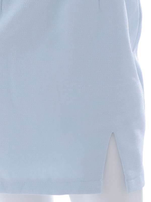 画像16: ミスティブルードレス/フリル袖/ドレープ/ボタン/布ベルト/谷間見せ/背中隠し/ミニドレス/キャバドレス/【S-Lサイズ/1カラー】[HC02] 【SB】dzw