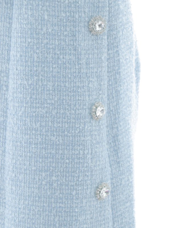 画像27: フレアツイードドレス/パールボタン/胸元隠し/背中隠し/ミニドレス/キャバドレス【S-Mサイズ/2カラー】[OF01] 【SB】dzj