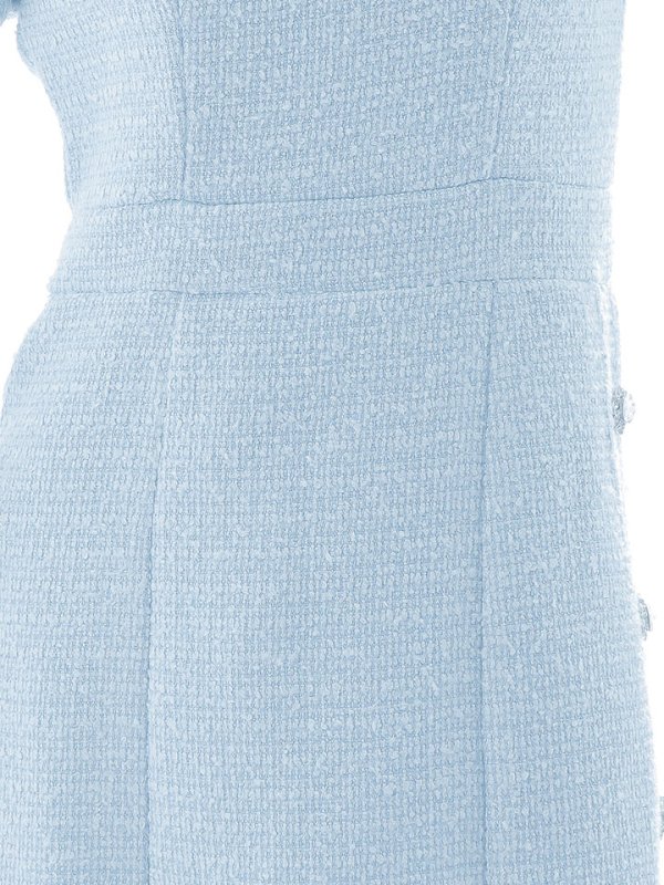 画像28: フレアツイードドレス/パールボタン/胸元隠し/背中隠し/ミニドレス/キャバドレス【S-Mサイズ/2カラー】[OF01] 【SB】dzj