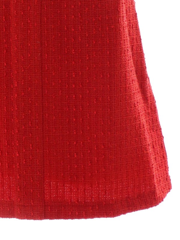 画像16: ワンカラーAラインミニドレス/ツイード/ゴールドボタン/谷間見せ/背中隠し/フリル袖/ミニドレス/キャバドレス 【XS-Lサイズ/1カラー】[HC02] 【SB】dzj