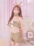 【即日発送！】【サンタコス 7点セット】【フリーサイズ/1カラー】モコモコトナカイコスプレ[YMT]