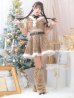 画像4: 即日発送！】【サンタコス 6点セット】【S-Lサイズ/1カラー】セットアップフレアサンタ[YMT]