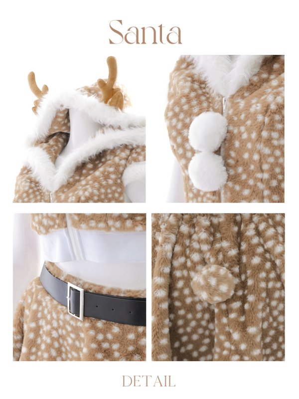 画像20: 【即日発送】【サンタコス 6点セット】【S-Lサイズ/1カラー】セットアップフレアサンタ[OF01]