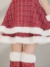 画像17: 即日発送!【サンタコス 5点セット】【S-Lサイズ/3カラー】ツイードチェック2段フレアスカートサンタコスプレ[YMT]