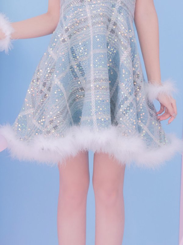 画像14: 【即日発送】【サンタコス4点セット】【S-Lサイズ/1カラー】フレアツイードサンタ[OF04]