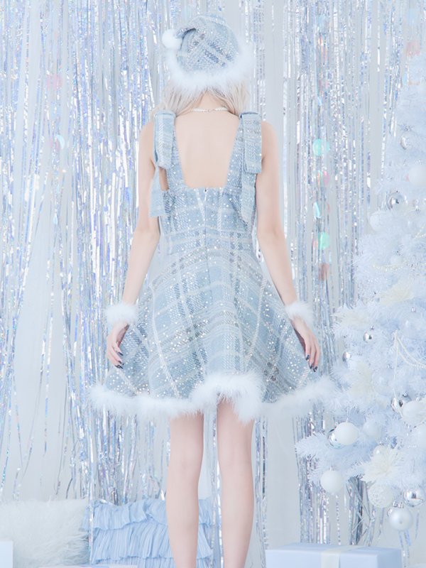 画像17: 【即日発送】【サンタコス4点/5点セット】【XS-Lサイズ】ツイードサンタ[YMT]