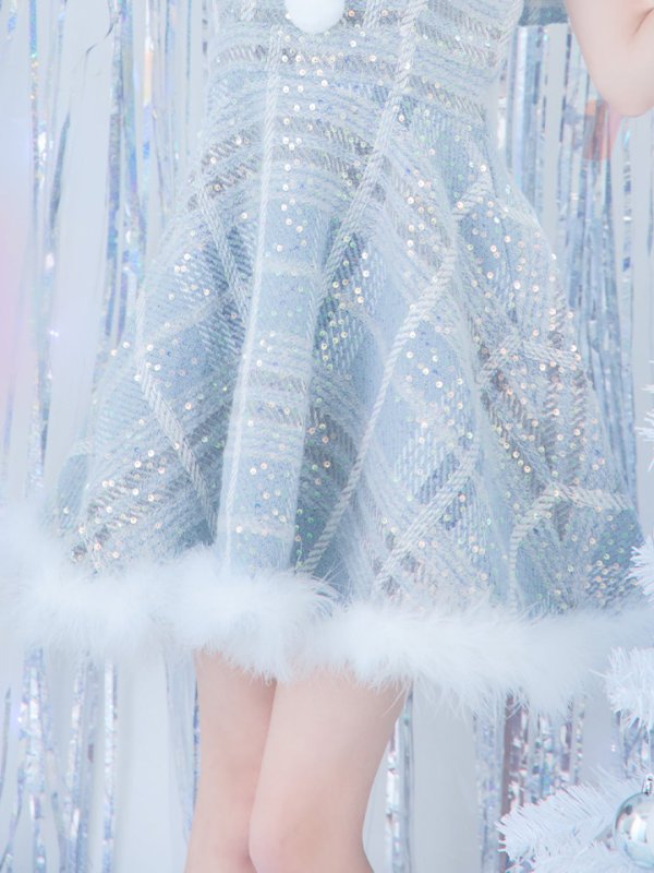 画像19: 【即日発送】【サンタコス4点/5点セット】【XS-Lサイズ】ツイードサンタ[YMT]