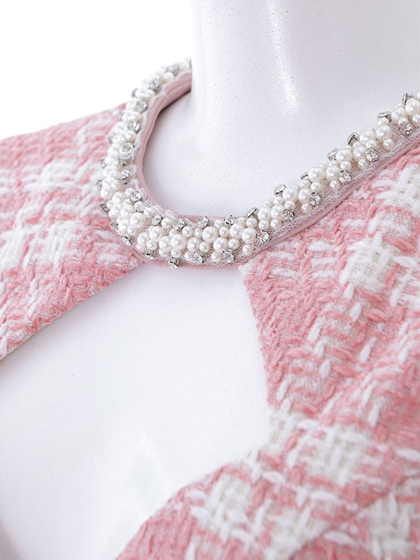 画像17: SALE!ツイードビジュードレス/キャバドレス 【XS-Lサイズ/2カラー】[HC02-X] 【SB】dzk