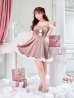 画像17: 【即日発送！】【サンタコス 5点セット】【XS-XLサイズ/3カラー】オフショルビジューリボンフレアサンタ[YMT]