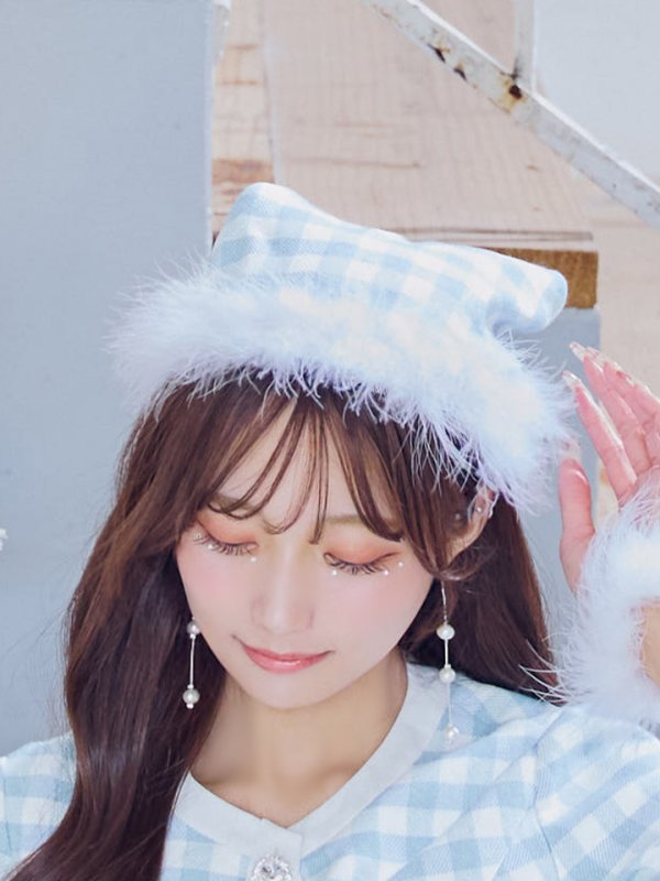 画像14: 【即日発送！】【サンタコス 4点セット】【S-Mサイズ/1カラー】ギンガムチェックタイトサンタコスプレ[YMT]