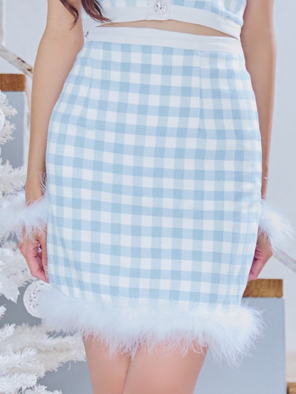 画像16: 【即日発送！】【サンタコス 4点セット】【S-Mサイズ/1カラー】ギンガムチェックタイトサンタコスプレ[YMT]