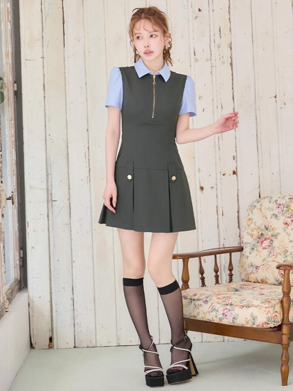 モデル：ゆめ　身長：160cm　着用サイズ：Sサイズ