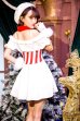 画像7: 【即日発送】【クリスマスコスプレ4点セット】【Malymoon/マリームーン】Cuteな雪だるまサンタコスプレ【フリーサイズ/1カラー】[YMT]