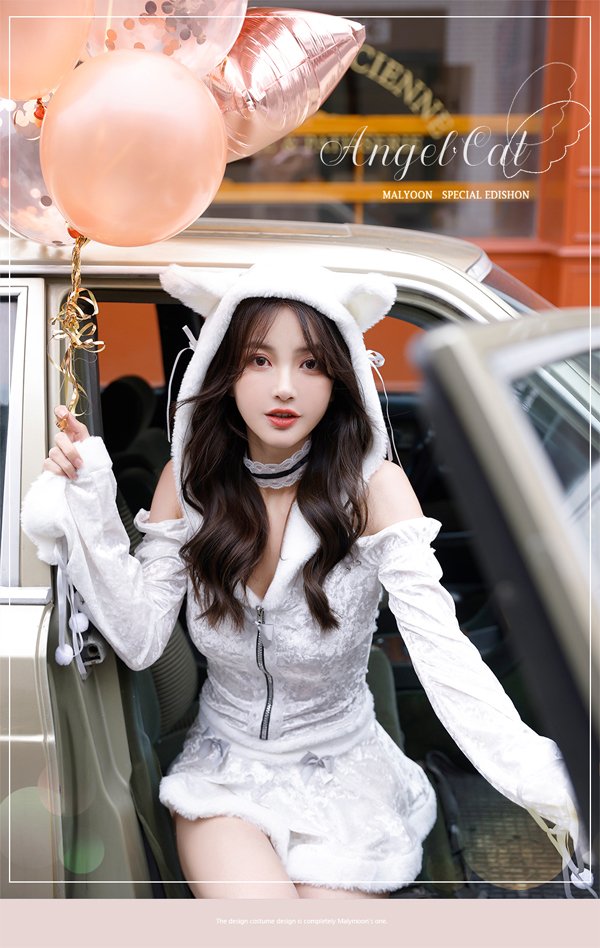 画像9: 【即日発送】ロングスリーブキャットエンジェル【マリームーン】【ハロウィンコスプレ4点セット】【フリーサイズ/1カラー】[HC03]