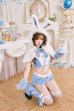 ブルー モデル：身長：162cm　着用サイズ：Fサイズ