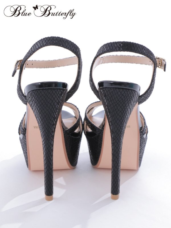 画像8: 【COMEX】 4color/ ラメグリッター/15.5cmヒール/ ストラップサンダル[OF02]