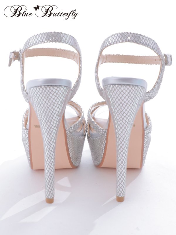 画像16: 【COMEX】 4color/ ラメグリッター/15.5cmヒール/ ストラップサンダル[OF02]