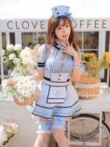 【即日発送】ジッパーナースコスプレ【マリームーン】【ハロウィンコスプレ7点セット】【フリーサイズ/2カラー】[OF04]